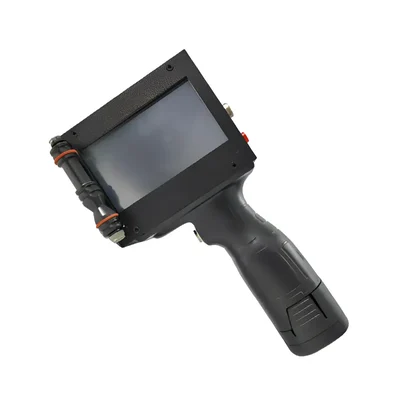 High Efficiency 12.7mm Plastic Body Without Cartridge Handheld Printer Machine for Printing on Flat Surface.